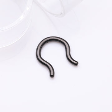 Detail View 1 of Implant Grade Titanium Blackline PVD Basic Septum Retainer